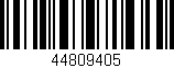 Código de barras (EAN, GTIN, SKU, ISBN): '44809405'