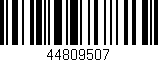 Código de barras (EAN, GTIN, SKU, ISBN): '44809507'
