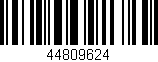 Código de barras (EAN, GTIN, SKU, ISBN): '44809624'