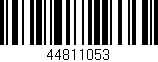 Código de barras (EAN, GTIN, SKU, ISBN): '44811053'