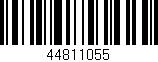 Código de barras (EAN, GTIN, SKU, ISBN): '44811055'