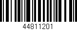 Código de barras (EAN, GTIN, SKU, ISBN): '44811201'