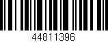 Código de barras (EAN, GTIN, SKU, ISBN): '44811396'