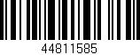 Código de barras (EAN, GTIN, SKU, ISBN): '44811585'