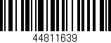 Código de barras (EAN, GTIN, SKU, ISBN): '44811639'