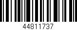 Código de barras (EAN, GTIN, SKU, ISBN): '44811737'