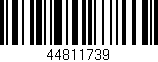 Código de barras (EAN, GTIN, SKU, ISBN): '44811739'