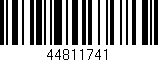 Código de barras (EAN, GTIN, SKU, ISBN): '44811741'