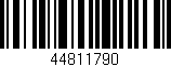 Código de barras (EAN, GTIN, SKU, ISBN): '44811790'