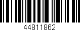 Código de barras (EAN, GTIN, SKU, ISBN): '44811862'