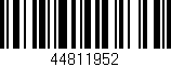 Código de barras (EAN, GTIN, SKU, ISBN): '44811952'