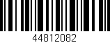 Código de barras (EAN, GTIN, SKU, ISBN): '44812082'
