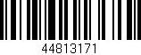 Código de barras (EAN, GTIN, SKU, ISBN): '44813171'