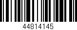Código de barras (EAN, GTIN, SKU, ISBN): '44814145'