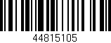Código de barras (EAN, GTIN, SKU, ISBN): '44815105'
