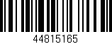 Código de barras (EAN, GTIN, SKU, ISBN): '44815165'