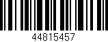 Código de barras (EAN, GTIN, SKU, ISBN): '44815457'