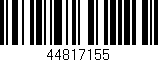 Código de barras (EAN, GTIN, SKU, ISBN): '44817155'