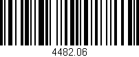 Código de barras (EAN, GTIN, SKU, ISBN): '4482.06'