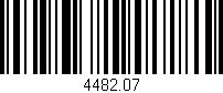 Código de barras (EAN, GTIN, SKU, ISBN): '4482.07'
