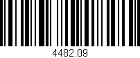 Código de barras (EAN, GTIN, SKU, ISBN): '4482.09'