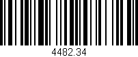 Código de barras (EAN, GTIN, SKU, ISBN): '4482.34'