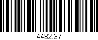 Código de barras (EAN, GTIN, SKU, ISBN): '4482.37'