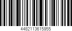 Código de barras (EAN, GTIN, SKU, ISBN): '4482113615955'