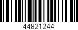 Código de barras (EAN, GTIN, SKU, ISBN): '44821244'