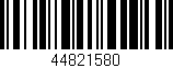 Código de barras (EAN, GTIN, SKU, ISBN): '44821580'