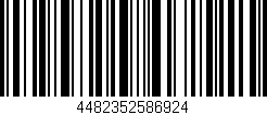 Código de barras (EAN, GTIN, SKU, ISBN): '4482352586924'