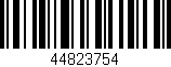 Código de barras (EAN, GTIN, SKU, ISBN): '44823754'