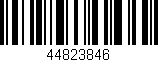 Código de barras (EAN, GTIN, SKU, ISBN): '44823846'