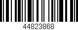 Código de barras (EAN, GTIN, SKU, ISBN): '44823868'