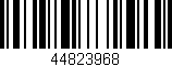 Código de barras (EAN, GTIN, SKU, ISBN): '44823968'
