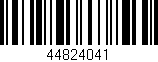 Código de barras (EAN, GTIN, SKU, ISBN): '44824041'