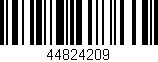 Código de barras (EAN, GTIN, SKU, ISBN): '44824209'