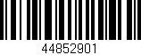 Código de barras (EAN, GTIN, SKU, ISBN): '44852901'