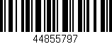 Código de barras (EAN, GTIN, SKU, ISBN): '44855797'