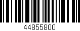 Código de barras (EAN, GTIN, SKU, ISBN): '44855800'
