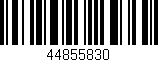Código de barras (EAN, GTIN, SKU, ISBN): '44855830'
