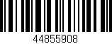 Código de barras (EAN, GTIN, SKU, ISBN): '44855908'