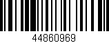Código de barras (EAN, GTIN, SKU, ISBN): '44860969'