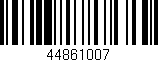 Código de barras (EAN, GTIN, SKU, ISBN): '44861007'