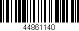 Código de barras (EAN, GTIN, SKU, ISBN): '44861140'