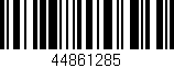 Código de barras (EAN, GTIN, SKU, ISBN): '44861285'
