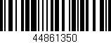 Código de barras (EAN, GTIN, SKU, ISBN): '44861350'