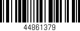 Código de barras (EAN, GTIN, SKU, ISBN): '44861379'