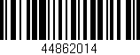Código de barras (EAN, GTIN, SKU, ISBN): '44862014'