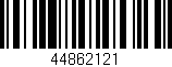 Código de barras (EAN, GTIN, SKU, ISBN): '44862121'